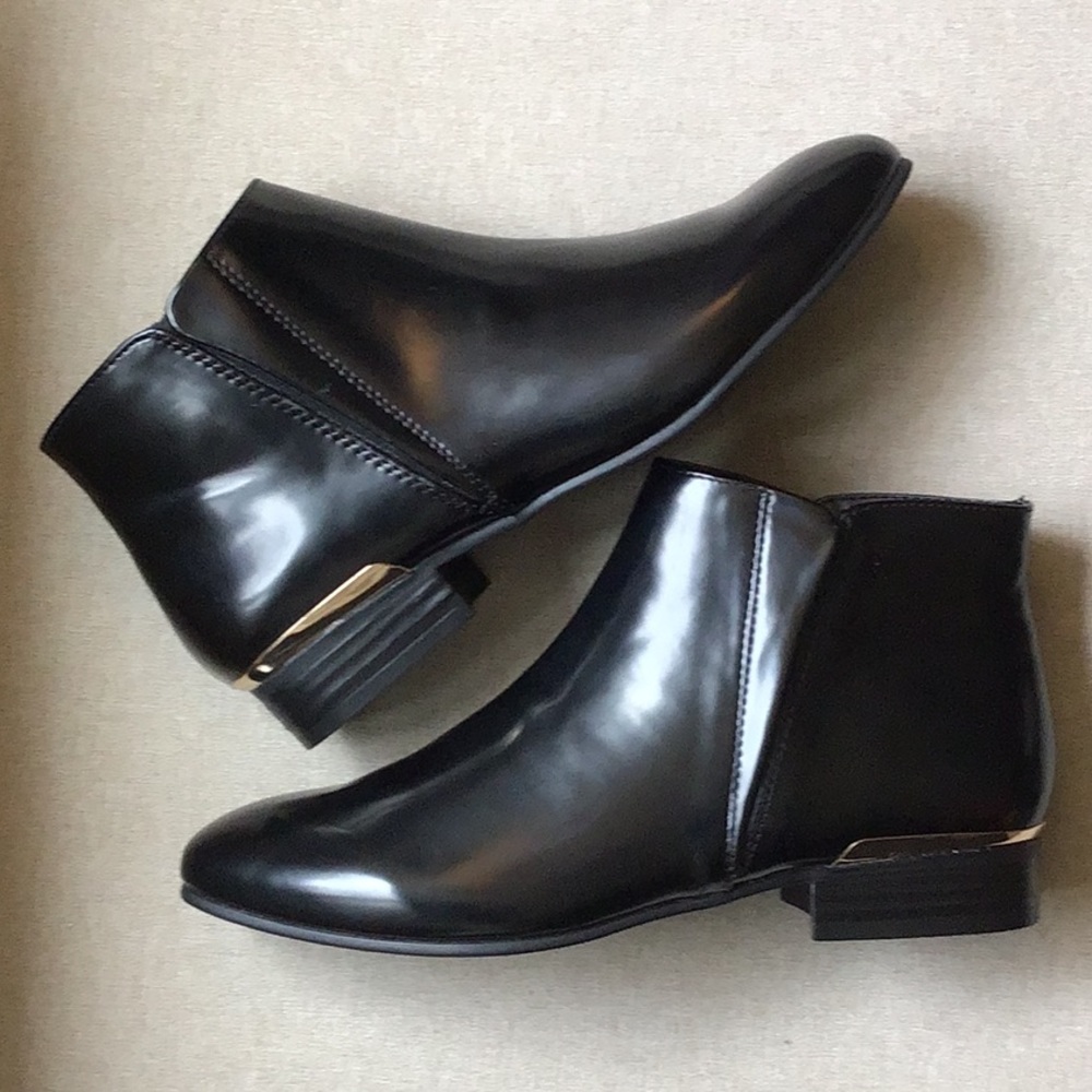 Black Zara booties